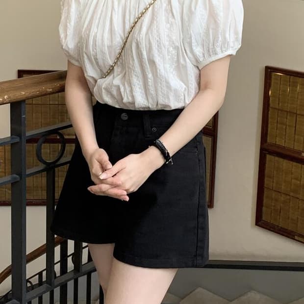 모도 Tof shorts black