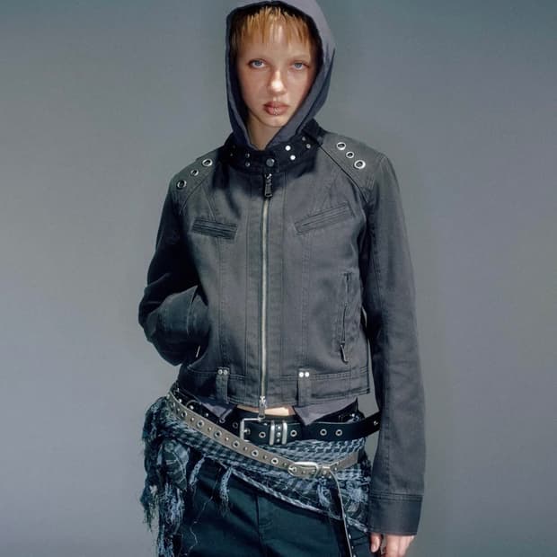 Vacant archive 루이스 라이더 아일렛 자켓 차콜 S