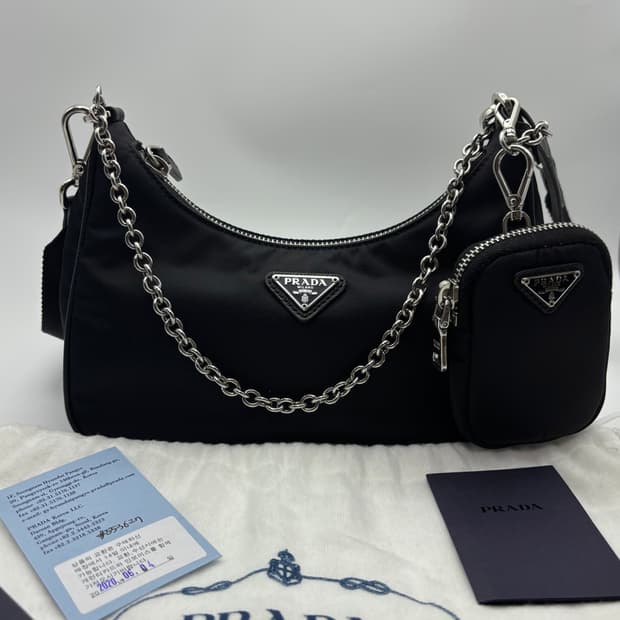 프라다 리에디션 테수토 호보백