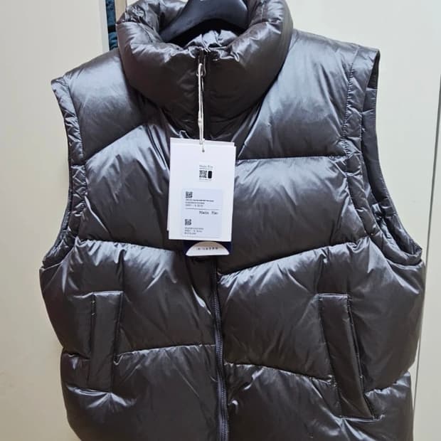 마뗑킴 여성 패딩 조끼 s