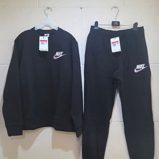 나이키 클럽 프렌치 테리 셋업 블랙 라지 XL 새상품