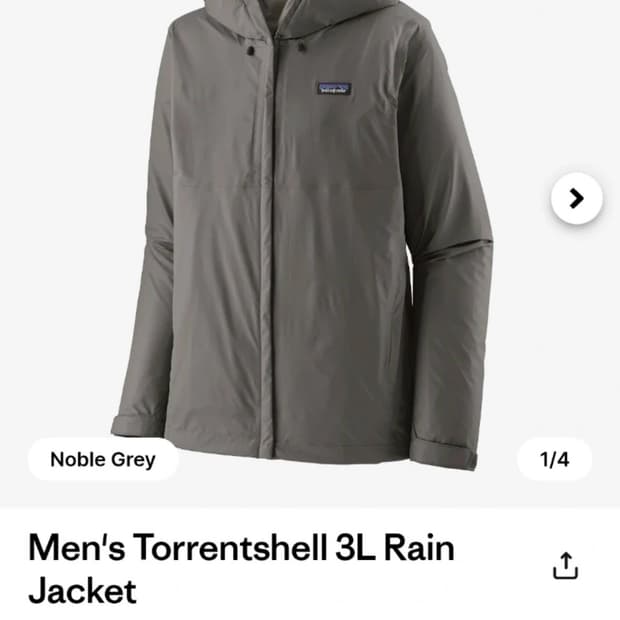 파타고니아 토렌쉘 노블그레이 L 새상품급