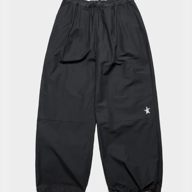 웹하우스 트위스터 스타 워크 팬츠 블랙