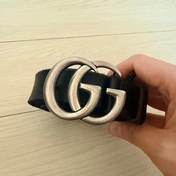 구찌 가죽 벨트 사이즈 90