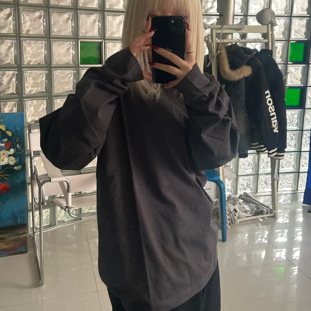 CREW NECK LS TEE 크루넥 긴팔 티셔츠