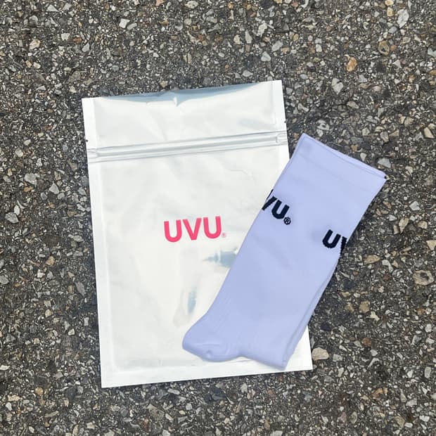 (S~XL) UVU 러닝 삭스 화이트