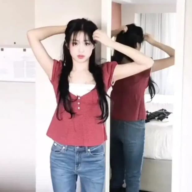 브랜디멜빌 블레어 블라우스 반팔