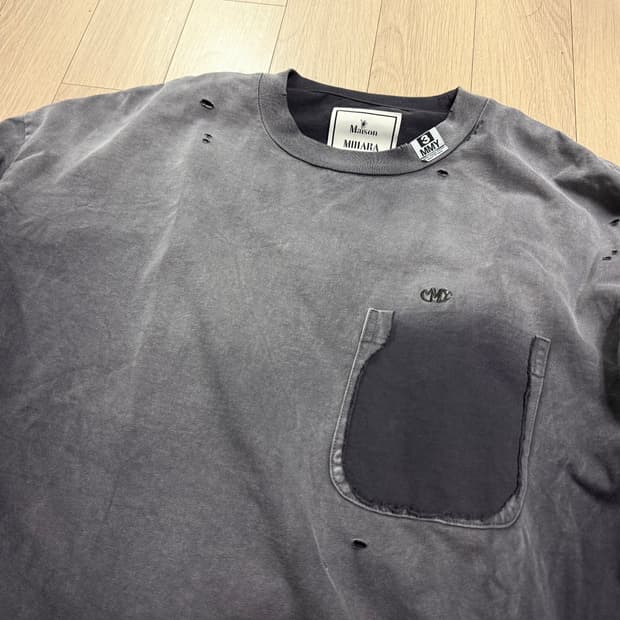 미하라 야스히로(Mihara Yasuhiro) 롱 슬리브 티셔츠 46