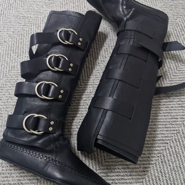 (미시착새상품) 앤드뮐미스터 레이스 하이탑 부츠 42사이즈