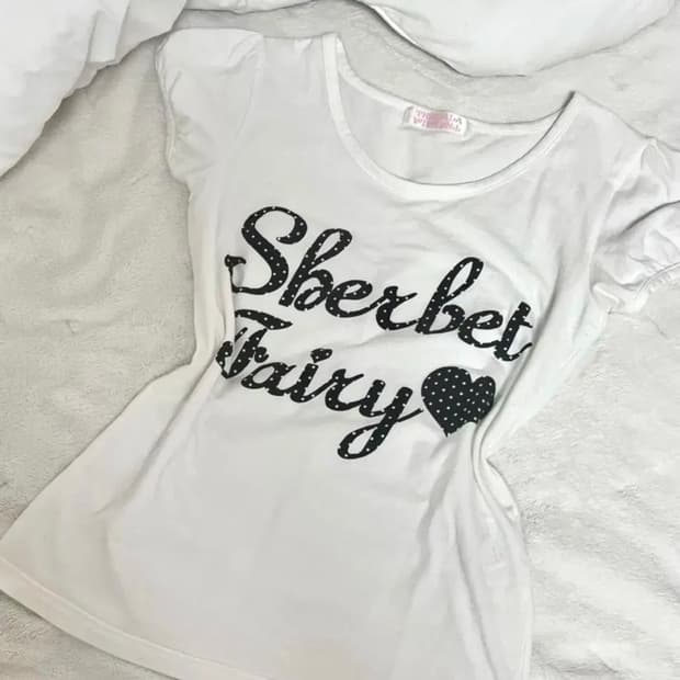 트랄라라 하트 도트 러블리 반팔탑 