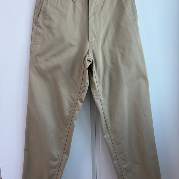 나나미카 와이드 치노 팬츠 카키 30사이즈