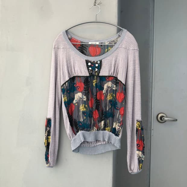vintage knit top