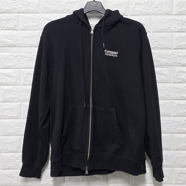 택포_ 커버낫 블랙 후드집업 L