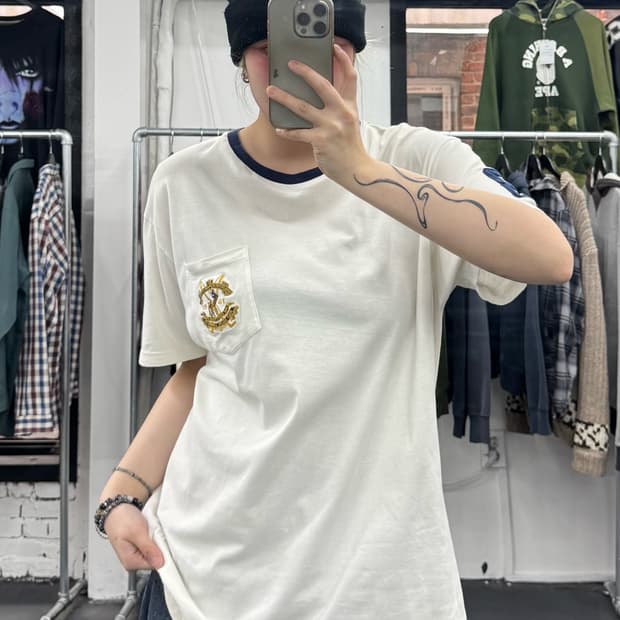 폴로 랄프로렌 포켓 로고 티셔츠