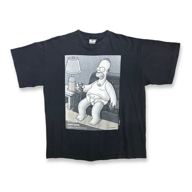 1995' 호머심슨 카툰 티셔츠 XL