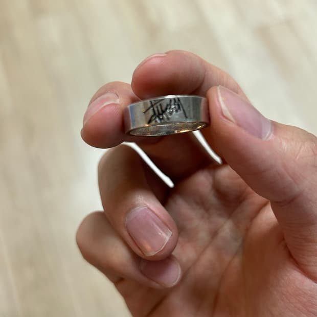 빈티지 스투시 실버 