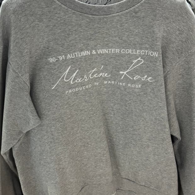 마틴로즈 맨투맨 스웻셔츠 긴팔티 M