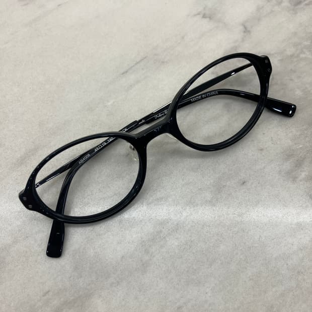 앤서니 브라운 Anthony Brown 블랙 메탈렉 오벌 뿔테 안경