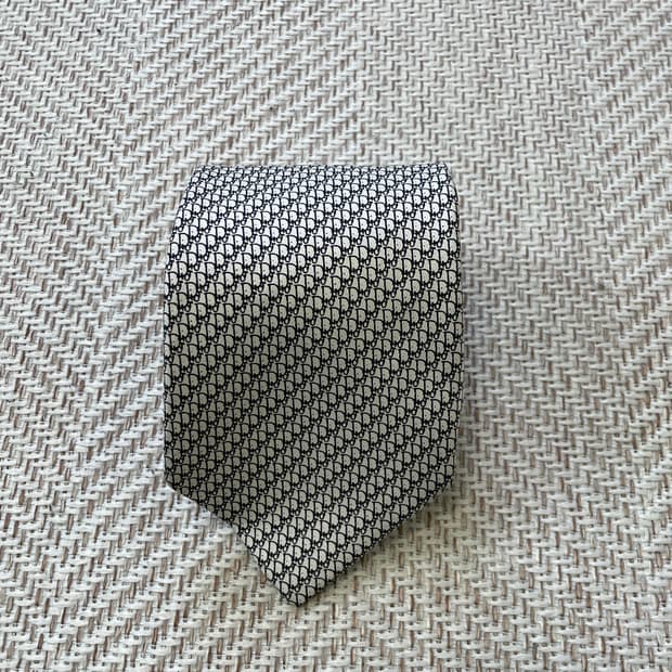 크리스찬 디올 실크 넥타이 