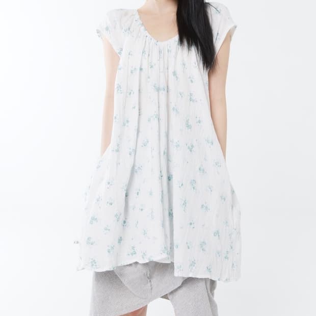 콜로신스 monesi top dress mint flower