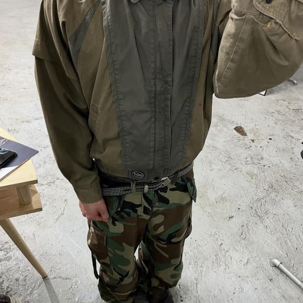 Crocodile bomber jacket