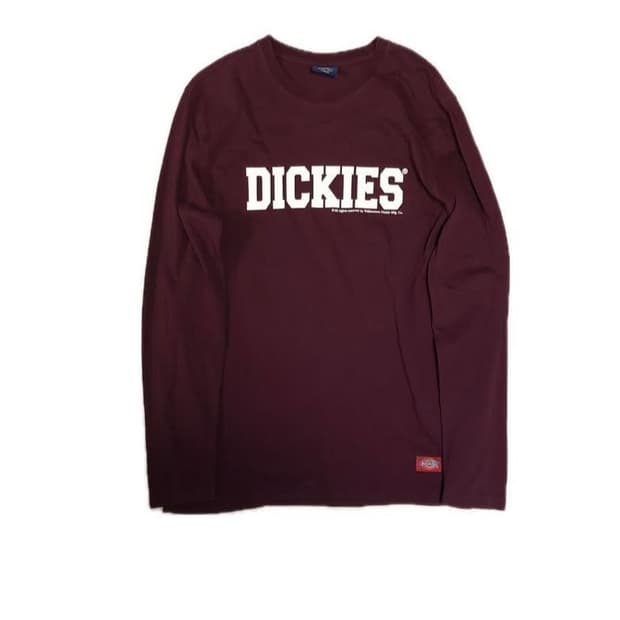 디키즈 슬리브 버건디 