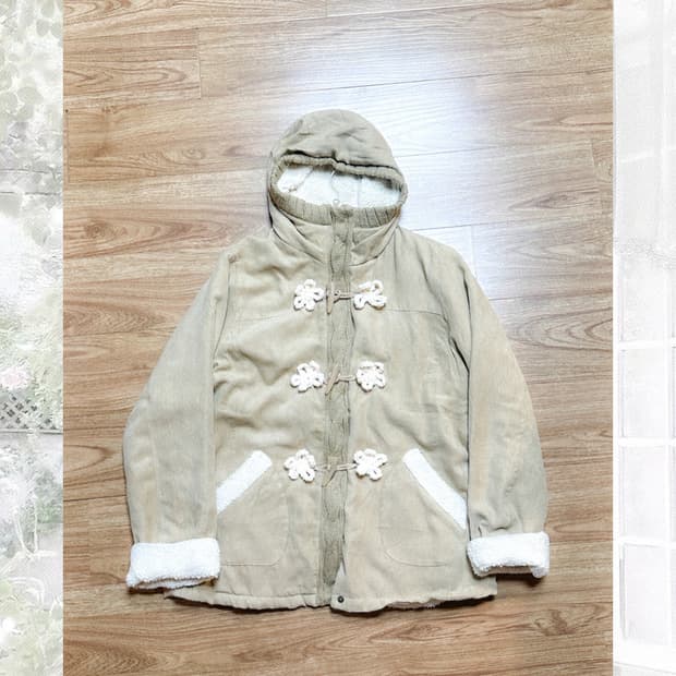 빈티지 떡볶이 더플 코트 히메갸루 로걀 라떼 모리걸 리즈리사깔 히메카지