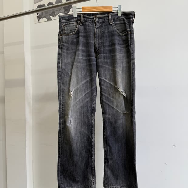 LEVIS 503 (Made in Japan) 흑청 데님 팬츠 