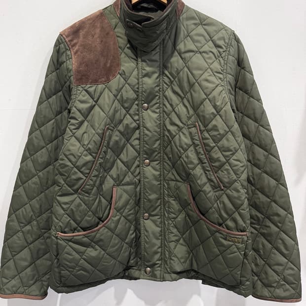 폴로 랄프로렌 퀼팅 자켓 L 올리브