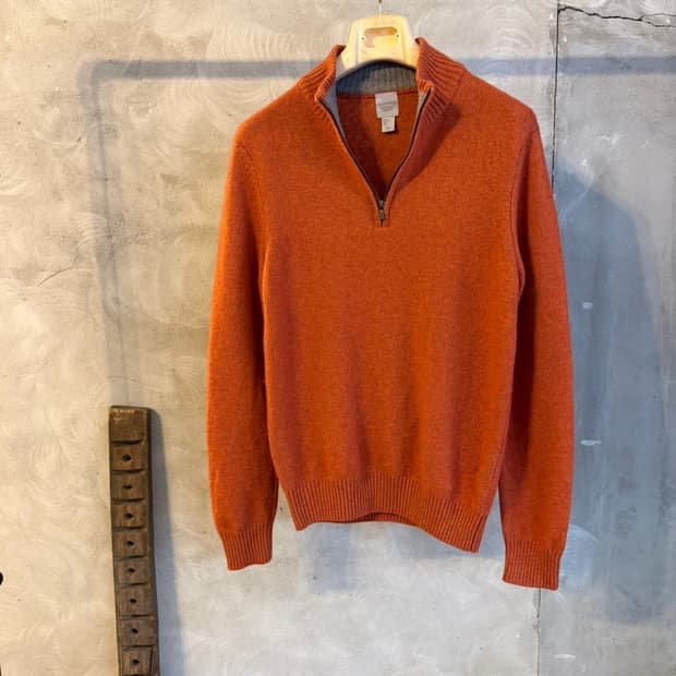 GIASONE 짚업 니트 100