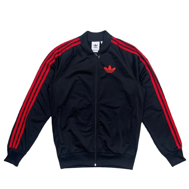 ADIDAS 파이어버드 검빨 트랙탑 져지 S