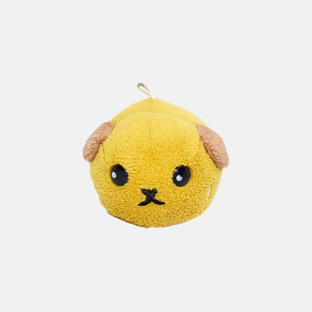 마메시바 콩강아지 마스코트 인형 2 고전 일본 캐릭터 헤이세이 레트로