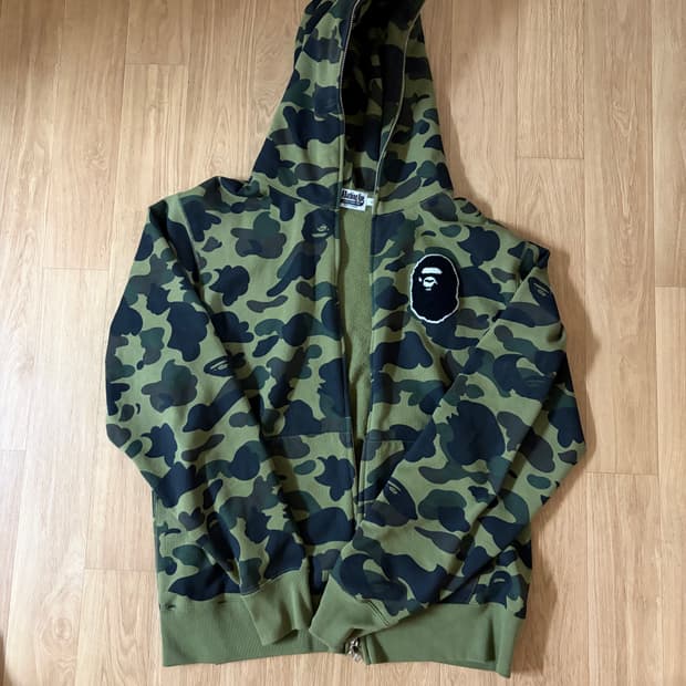 (XL)베이프 1st 카모 후드집업