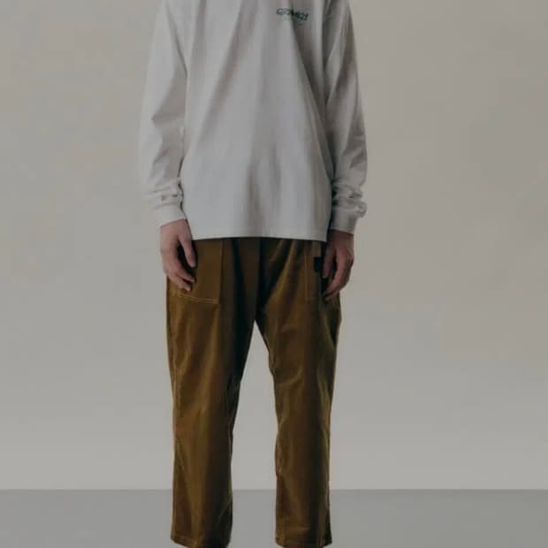 그라미치 테이퍼드 코듀로이 팬츠 L