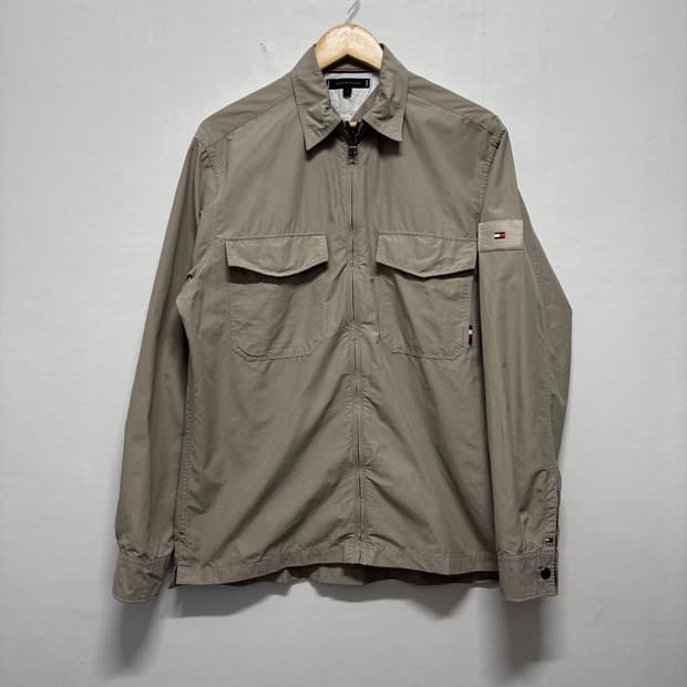 타미힐피거 베이지 셔츠자켓