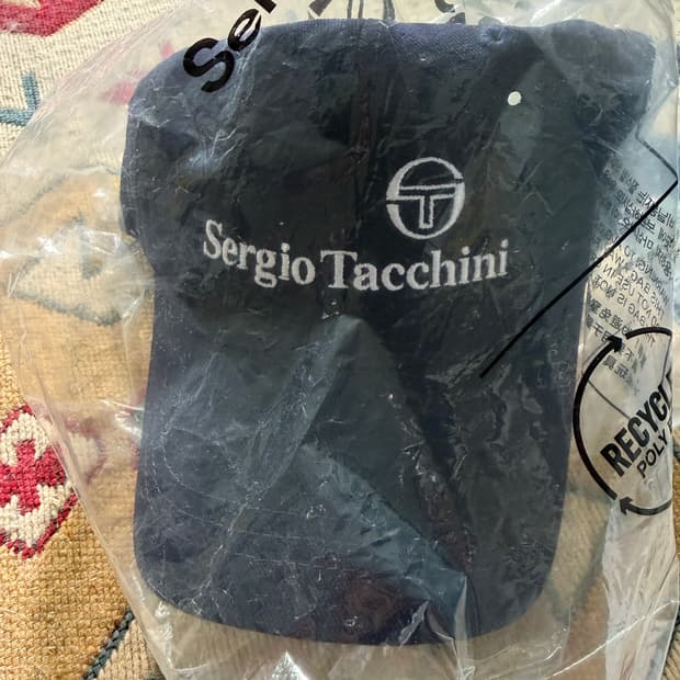 Sergio Tacchini 블랙 볼캡