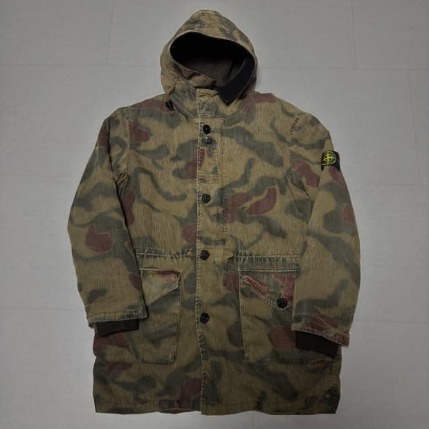 [초레어, L] 07aw 스톤아일랜드 marsh 카모플라주 야상자켓