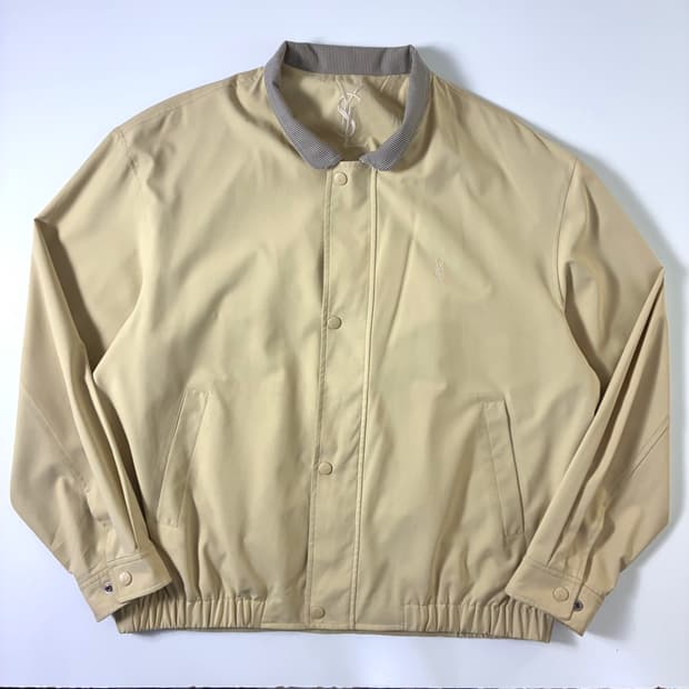 Ysl 입생로랑 라이트 베이지 폴리쉘 자켓