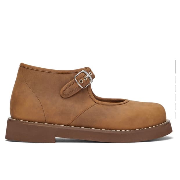 메종마르지엘라 시어링 메리제인 발레부츠