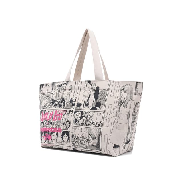 (미개봉/새상품) 나이스고스트클럽 이토준지 토미에 콜라보 빅 토트백 판매