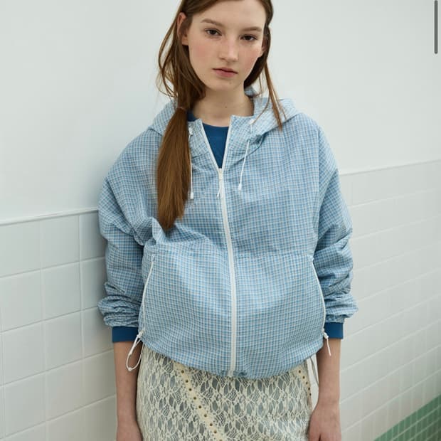 커버낫 경량 윈드브레이커 스카이블루 미듐 (새상품) 