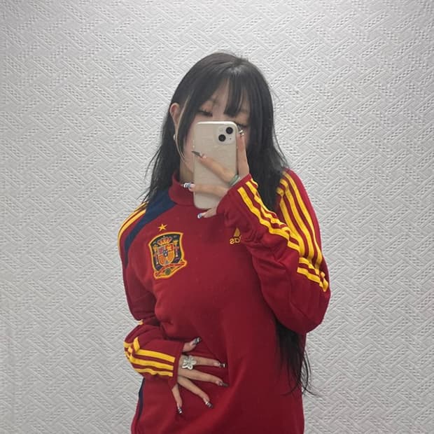 아디다스 12-13 스페인 국대 축구 져지 긴팔티 95 C06144