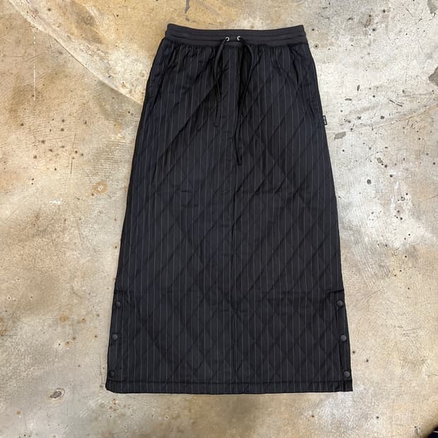 Comme ca 퀼팅 롱 스커트