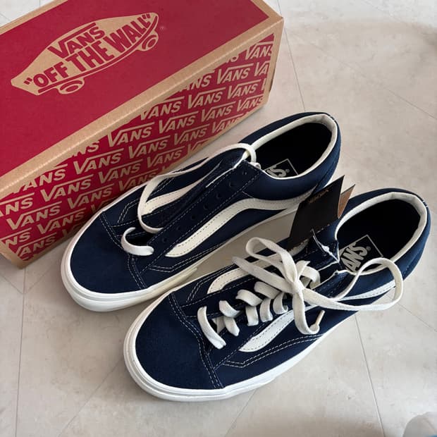 [새상품]반스 스타일36 드레스블루 265 310