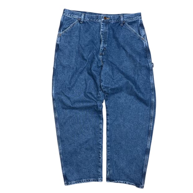 rustler (wrangler) 빈티지 와이드 카펜터 데님