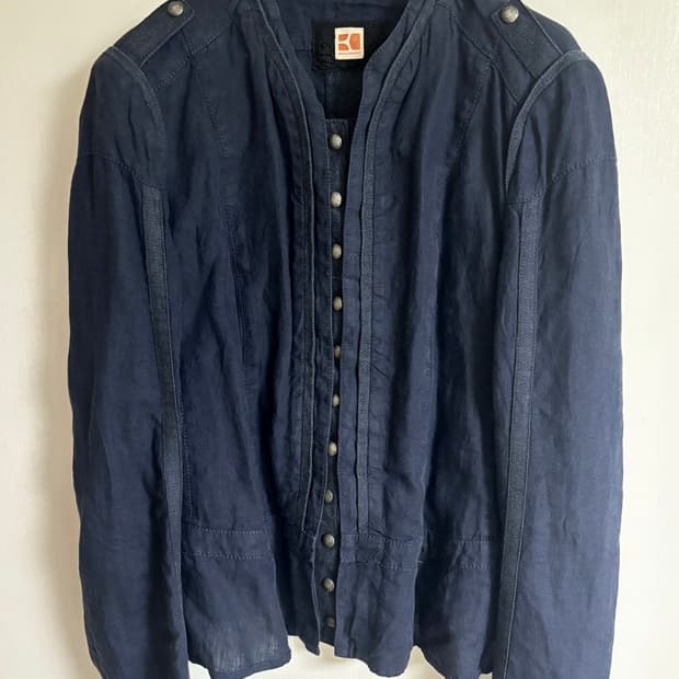 휴고 보스 오렌지 린넨 자켓