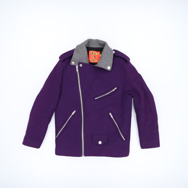 34 럭키슈에뜨 여성 울 라이더자켓 0209H1