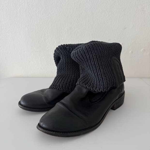 Diesel 니트 롱부츠