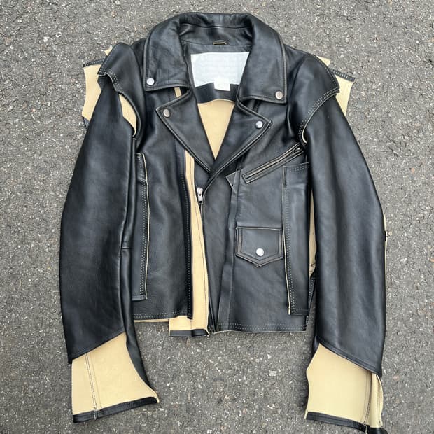 2014 메종 마르지엘라 x H&M 레더 자켓