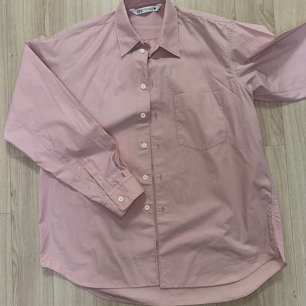 자라 여성 핑크 셔츠